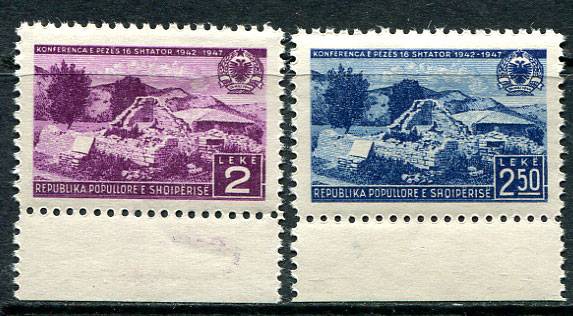 (Alban_430-31(1) Албания. Каталог №430-431 **