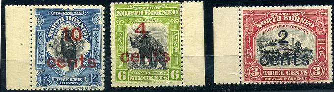 (Kolony_NorthBorneo_159-161(1).Северное Борнео №159-164**
