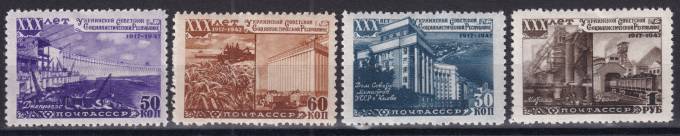 СССР - кат. Заг. №1141-1144