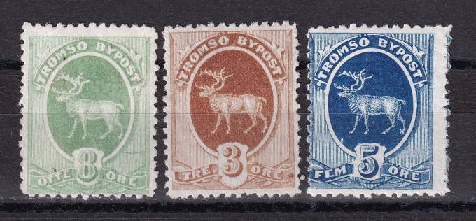 Норвегия - кат. Tromso №1a,2,3