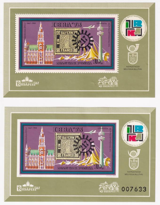 Венгрия - кат. №BL97A,BL97B
