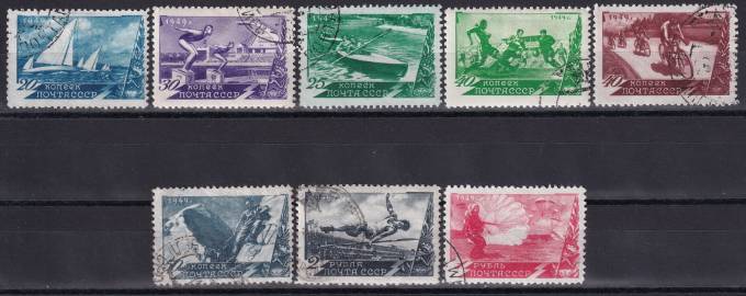 СССР - кат. Заг. №1318(1)-1325(1)