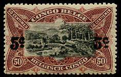 Конго(Congo_train_058(1) Марки паровозы. Кат. №58** 