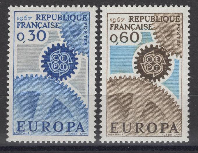 Франция - кат. №1578-1579