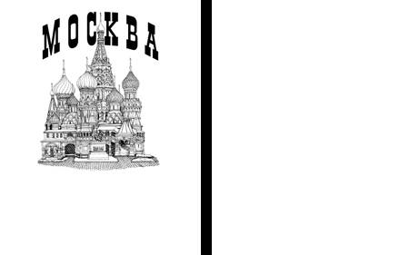 (T-SHIRT_24) Футболка "Москва графика"