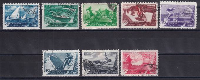 СССР - кат. Заг. №1318(1)-1325(1)