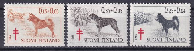 Финляндия - кат. №600-602