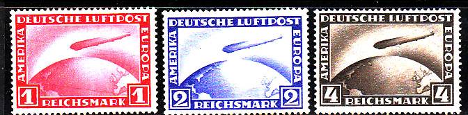 (Avia_stamp_Reich_002(1) Авиация Reichsmark Кат.№**