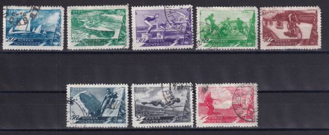 СССР - кат. Заг. №1318(1)-1325(1)