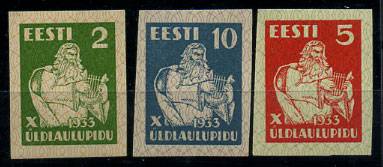 (EEsti_099-101(1) Эстония. Каталог №99-101** пробы.