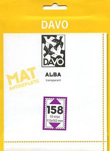 Клеммташе DAVO прозрачные 113 х 162 мм (уп 10 шт) для блоков (А158(1))