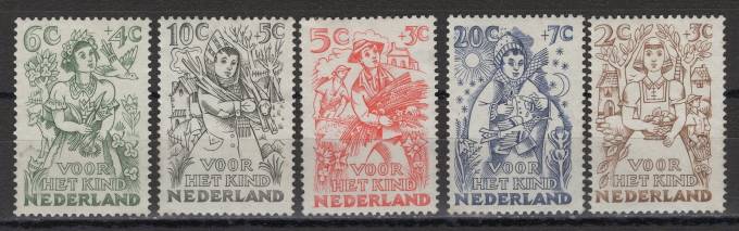Нидерланды - кат. Mich. №546-550